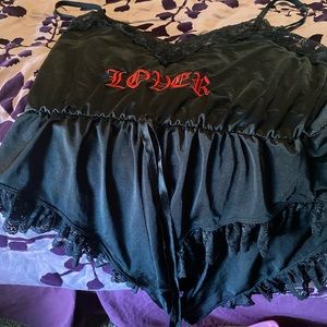 “Lover” babydoll lingerie